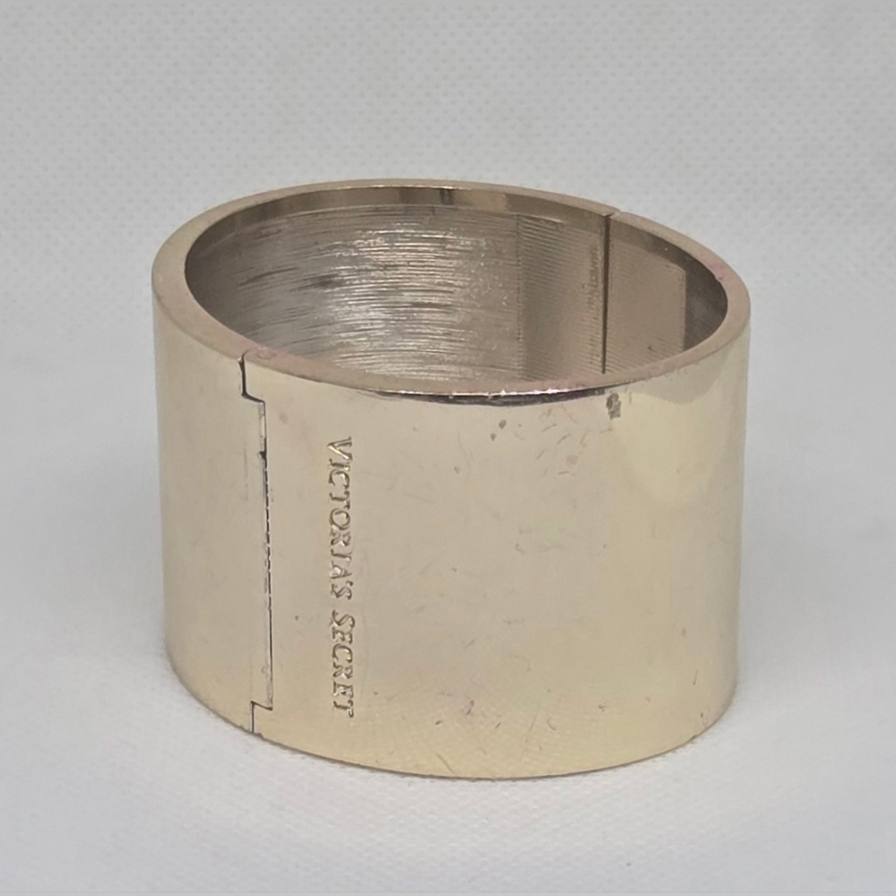 Victoria’s Secret Gold Cuff Bracelet w/ Crystal Stud Accents – Statement - Picture 5 of 10
